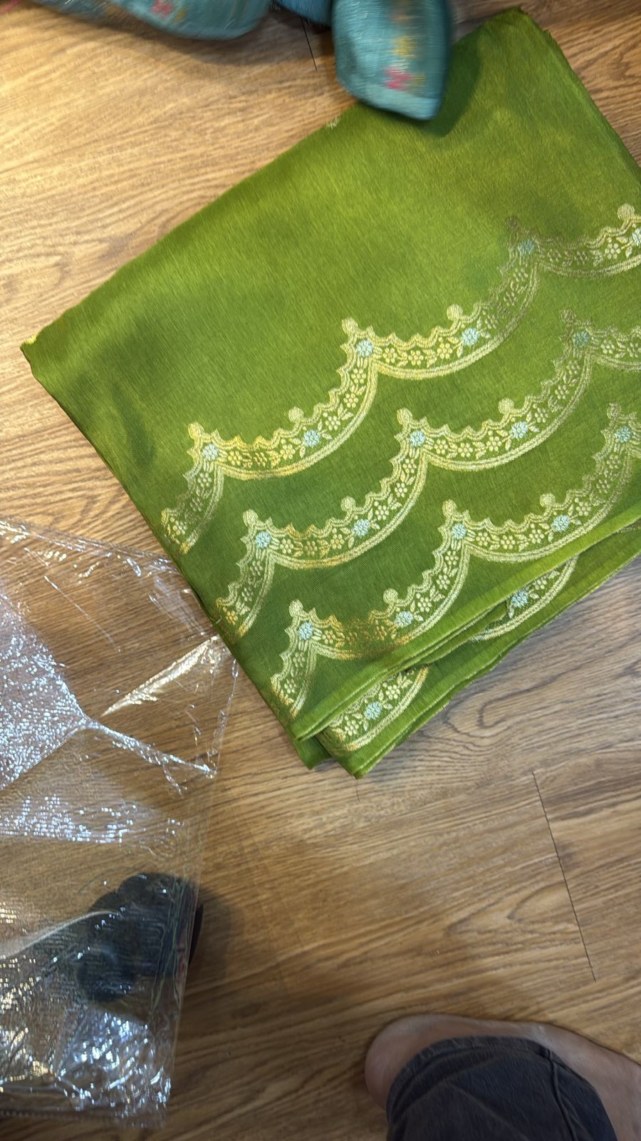 Mehndi Green Soft Fancy pattu Saree