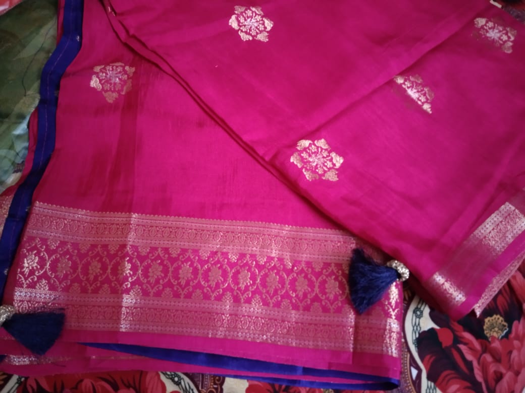 Soft Kanjivaram Fancy Pattu with Zari Boarder Pink