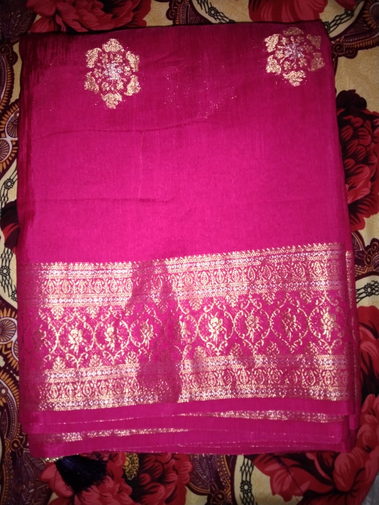 Soft Kanjivaram Fancy Pattu with Zari Boarder Pink
