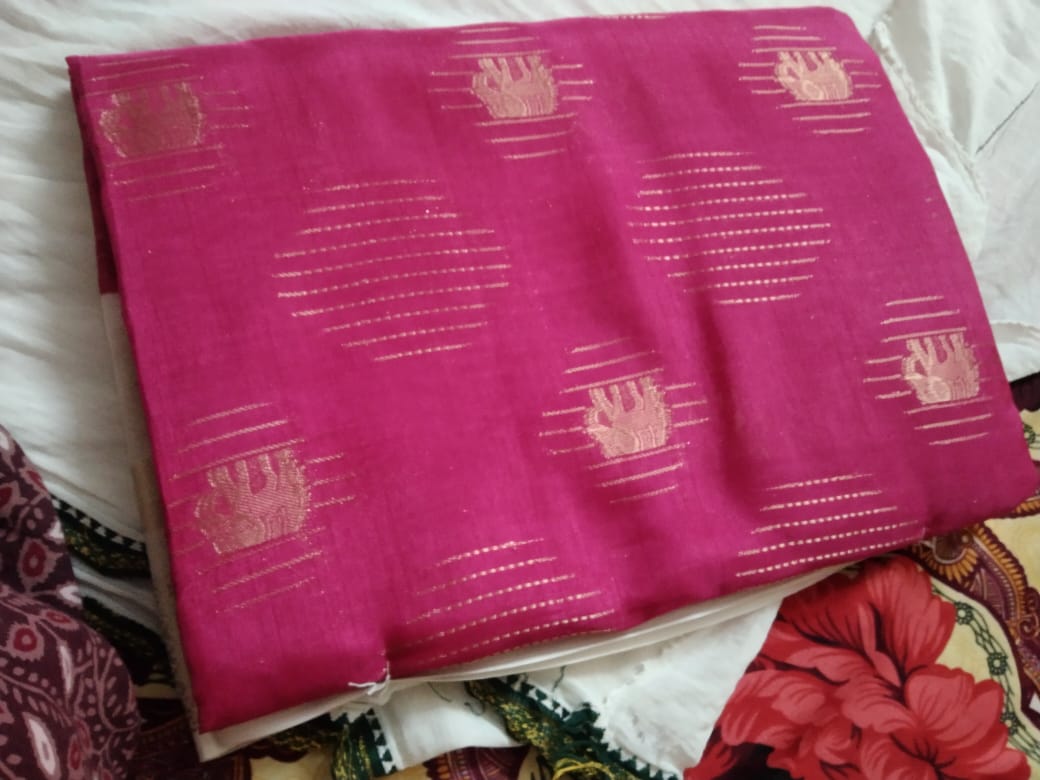 Soft Royalty Silk Raani Pink Saree