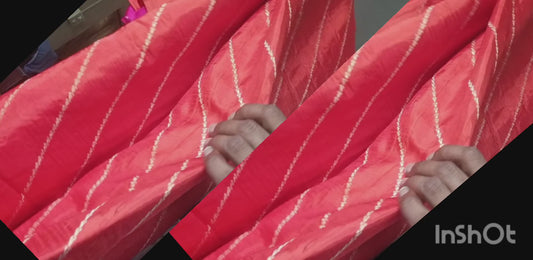 Designer Banaras Fancy Occasional/pattu Saree Orange Colour