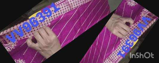 Designer Fancy Occasional/pattu Saree Wine / Magenta  Colour